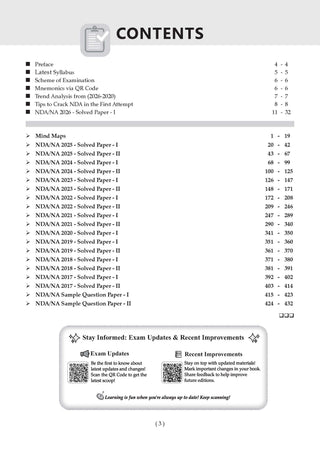 NDA/ NA 18 Previous Years’ Solved Papers| Year-wise (2017 to 2026(I)| Mathematics | Includes 2026 Paper – I | For Sep 2026 (II) Exam| With Oswaal AI