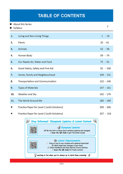 One For All Olympiads Class 1 Science Prep-Guide | Chapter-wise Previous Years' Solved Papers+ Workbook (Set of 2 Books) | Questions for SOF NSO & Other Olympiad Exams 2026