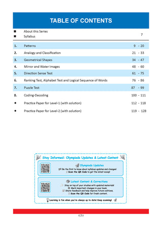 One For All Olympiads Class 5 Logical Reasoning Prep-Guide Book | Chapter-wise Previous Years' Solved Papers | Questions for Silverzone, Crest& Other Exams 2026 | With Sample Papers& Oswaal.AI