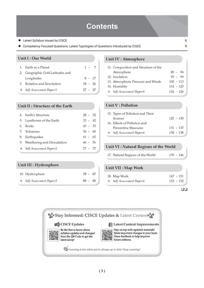 ICSE Question Bank Geography Class 9 For 2027 Exam | Chapter-wise & Topic-wise Revision Notes | Competency-focused Questions | Aligned with latest Syllabus & Exam Pattern