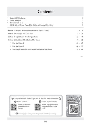 For 2nd Board on 15th May 2026 | CBSE Marks Booster Mathematics Standard Class 10 | Marks Improvement | Key Concepts with Exam Tips | Quick Revision | Score Boosters | 1st Boards Solved Papers