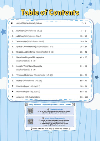 One For All Olympiads Workbook Class 1 Maths | Questions for SOF IMO & Other Olympiad Exams 2026 | With Sample Practice Papers & Oswaal.AI