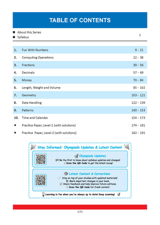 One for All Olympiads | Class 3 Maths, Science, English | Chapter-wise Previous Years' Solved Papers | Prep-Guide With Level 1, 2 & Achievers Section (Set of 3 Books) For 2026 Exam