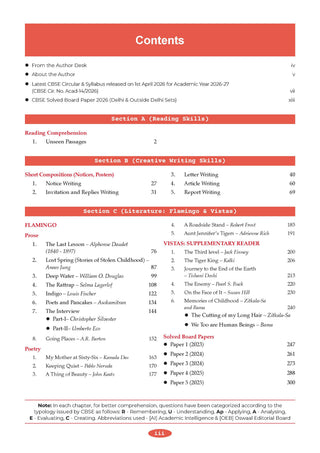CBSE Xcellence 95+ English Core Class 12 By Taniya Sharma | 1200+ Practice Qs | Topper’s Notes, Mind Maps, Revision Notes | With 2026 Solved Board Papers (For 2027 Board Exam) | Oswaal AI
