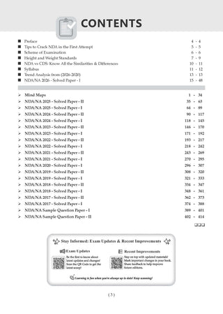 NDA/ NA 18 Previous Years’ Solved Papers| Year-wise (2017 to 2026(I)| General Ability Test (GAT) | Includes 2026 Paper – I | For Sep 2026 (II) Exam| With Oswaal AI
