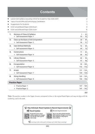 Class 10 ICSE Question Bank Computer Applications (2017 – 2026) |For 2027 Exam Chapter-wise & Topic-wise with Competency Based Questions |  Includes 2026 Paper- fully solved | Self-Assessment Papers | Practice Papers