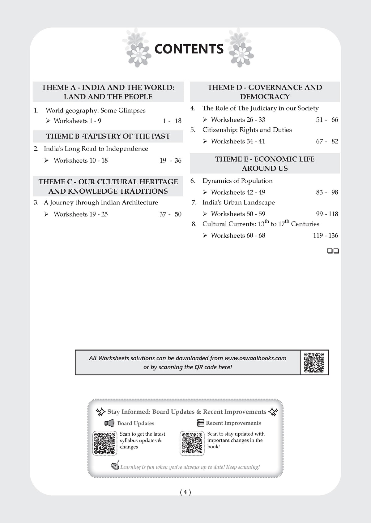 One For All Workbook Class 8 Social Science Part-2 | NCERT & CBSE | Exploring Society India and Beyond | NCF Compliant | Competency-Based Assessment & Practice