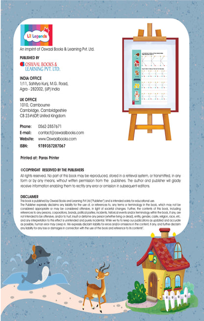Uppercase & Lowercase Letter Tracing and Vocabulary Books | 2â€‘Book Set for Kids Ages 3â€‘5 | ABC Writing Practice & Preschool Activity - Oswaal Books