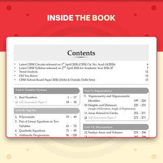 CBSE Class 10 Mathematics Basic Question Bank | Chapter & Topic-wise Solved Papers (2017-2026) | Based on Latest Syllabus (April 2026) | Includes 2026 Papers | For 2027 Exam