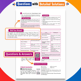 CBSE Class 9 Physical Education and Well-being Question Bank Chapter-wise & Topic-wise | Based on NCERT Textbook | Includes Summary, Competency-Based Question, Self-Assessment & Practice Papers