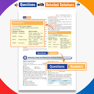 CBSE Class 9 Social Science Part-1 Question Bank Chapter-wise & Topic-wise | Based on new NCERT Textbook Understanding Society India & Beyond | Includes Competency-Based Question, Self-Assessment