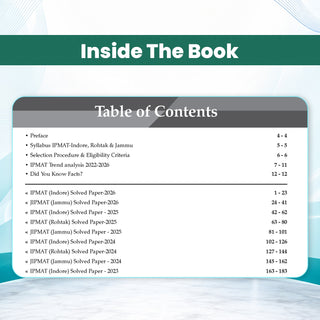 IPMAT 21 Previous Years' Solved Papers (2019 – 2026) | Latest 2026 Solved Papers | 2100+ Questions with Detailed Solutions | IPMAT Indore, Rohtak & JIPMAT | Trend Analysis (2022 – 2026) | Oswaal AI