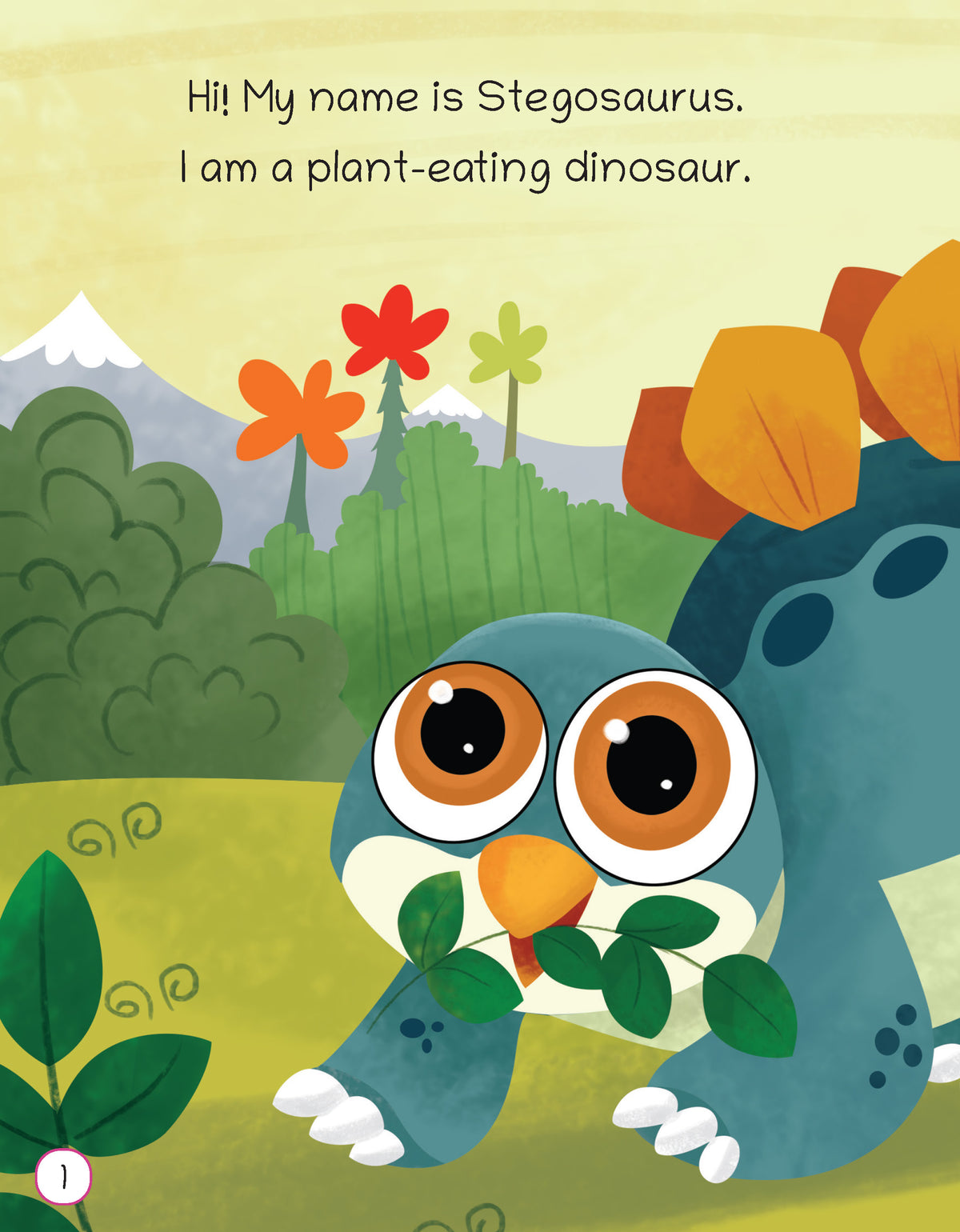Lil Legends: Padded Books, Dino - I am a Stegosaurus - Oswaal Books