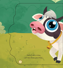 Lil Legends Shaped Board Books: Pet Animals: Cow