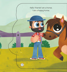 Lil Legends Shaped Board Books: Farm Animals: Horse