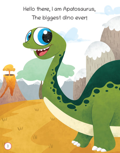Lil Legends: Padded Books, Dino - I am a Apatosaurus - Oswaal Books