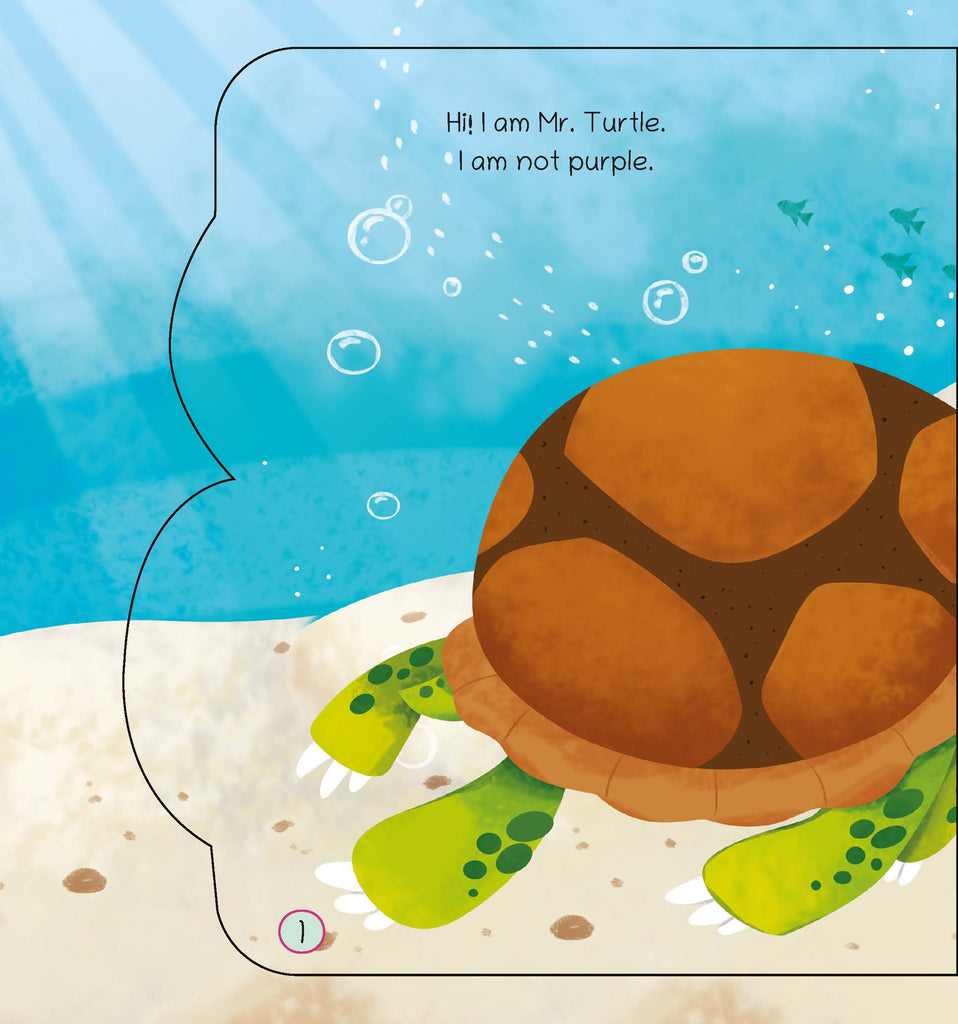 Lil Legends Shaped Board Books: Sea Animals: Turtle