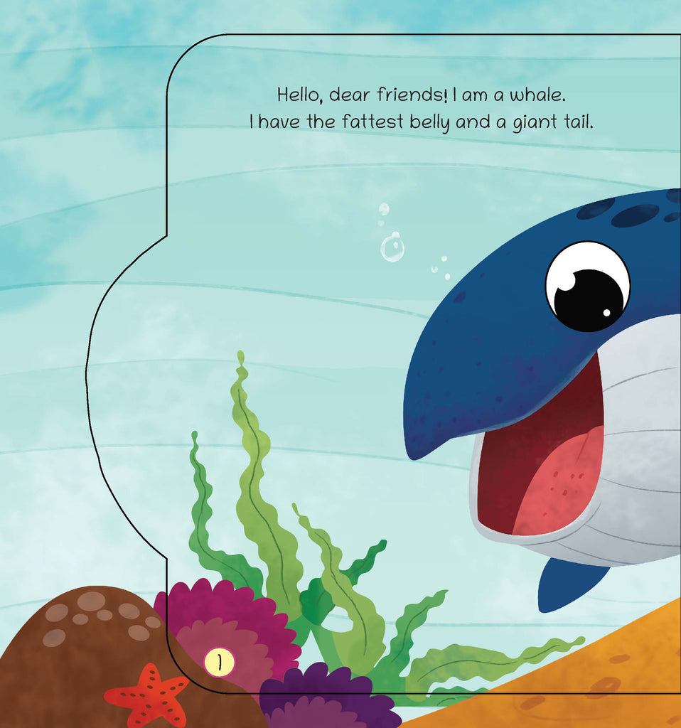 Lil Legends Shaped Board Books: Sea Animals: Whale