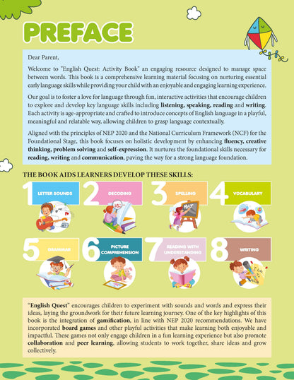 Lil Legends Brain, Maths & English Activity Book Set (3 Books) | 750+ Fun Exercises for Kids (Age 5+) | Tracing, Logical Thinking & Language Skills - Oswaal Books