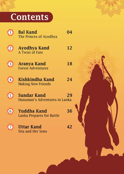 Ramayan Story Book for Kids | Padded Illustrated Mythology for Children By Sunita Pant Bansal | Retold Epic Tale for Kids | Age 7+ - Oswaal Books