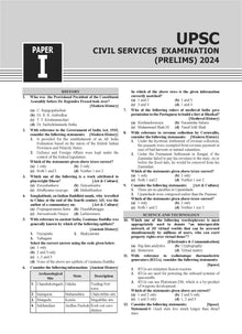 30 Years UPSC Civil Services Examination Prelims GS 1 (2024-1995) & CSAT 2023-2011 Papers Topicwise Solved Question Papers (For 2025 Exam) Oswaal Books and Learning Private Limited