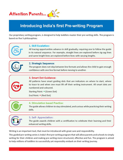 Writing Practice Box Set for Kids â€“ 6 Fun Books to Build Tracing Skills, Pencil Control & School Readiness | Pre-Writing Activities for Ages 2â€“5 - Oswaal Books