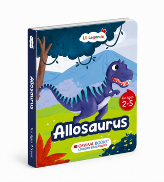 Lil Legends Dinosaur Padded Board Books for Kids | Set of 4 Books | Illustrated Dinosaur Storybooks | Early Learning Fun | Age 2-5 Years | Padded Cover Set