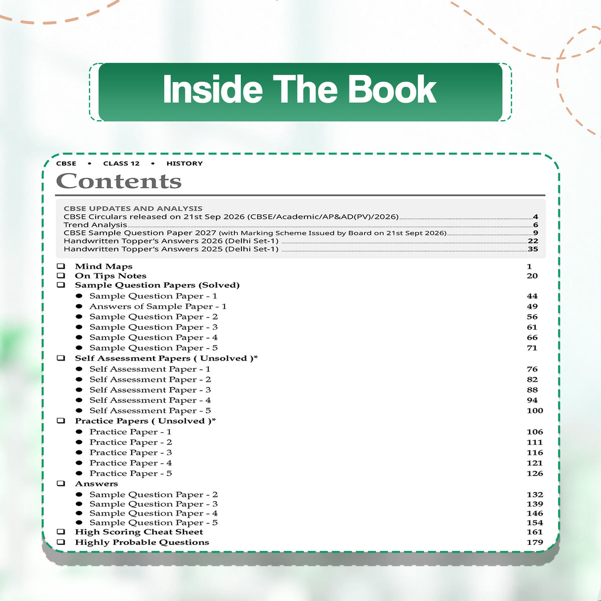Oswaal CBSE 15 Sample Question Papers Class 12 Board Exam History 2026-27 based on latest CBSE SQP dated (21 Sep 2026) | New Questions Typologies With Oswaal AI