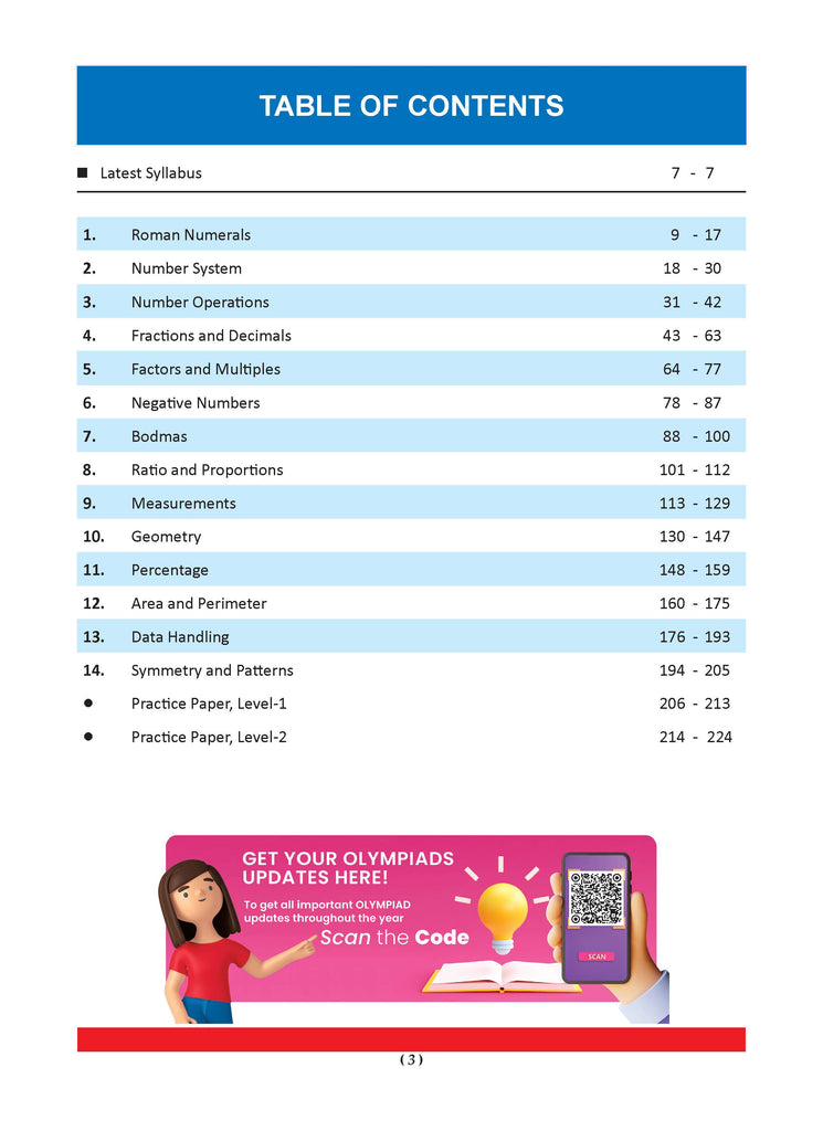 One For All Olympiad Class 5 Mathematics | Previous Years Solved Papers | For 2024-25 Exam