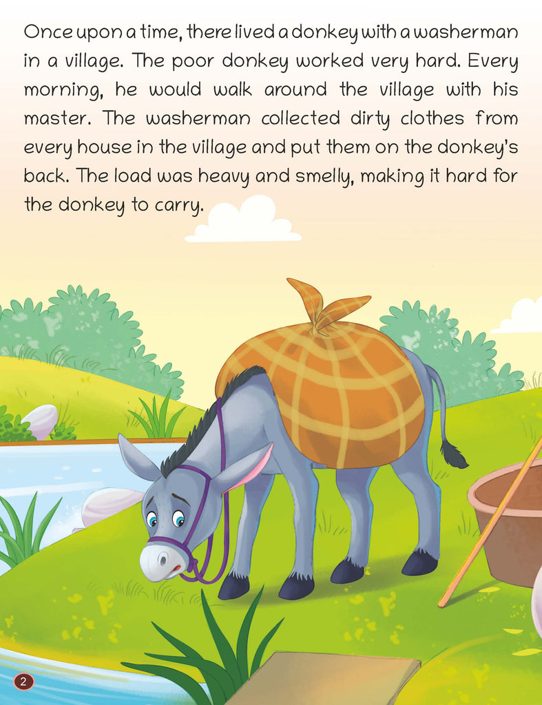 Short Illustrated Panchtantra Stories for Kids 2+ |  The Singing Donkey| Lil Legends by Oswaal Books