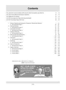 ICSE Question Bank Class 10 Chemistry | Chapterwise | Topicwise | Solved Papers | For 2025 Board Exams