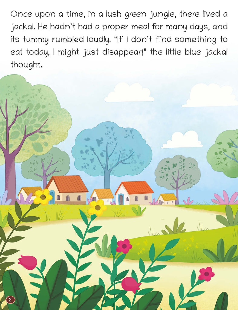 Short Illustrated Panchtantra Stories for Kids 2+ |The Blue Jackal | Lil Legends by Oswaal Books