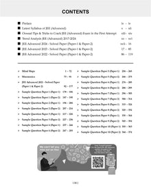 JEE (Advanced) 10 Mock Test Papers (Paper-1 & Paper-2) Physics, Chemistry, Mathematics (For 2025 Exam)