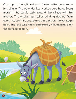 Lil Legends Panchatantra Life Lessons Set of 4 Story Books for Kids Age 2+ Years - Singing Donkey, Talkative Tortoise, Monkey & Brahmin | Illustrated Stories for Moral Values