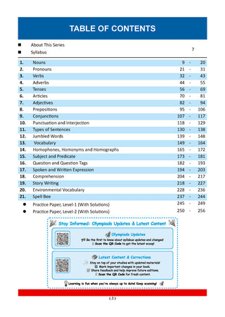 One For All Olympiads Class 4 English Prep-Guide Book | Chapter-wise Previous Years' Solved Papers | Questions for SOF IEO & Other Olympiad Exams 2026 | With Sample Practice Papers & Oswaal.AI