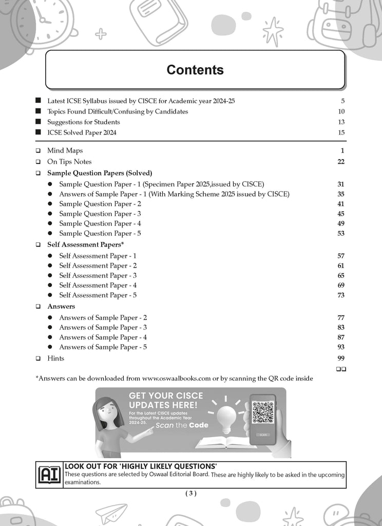 ICSE | 10 Sample Question Papers | Class 10 | History & Civics (For 2025 Exam)