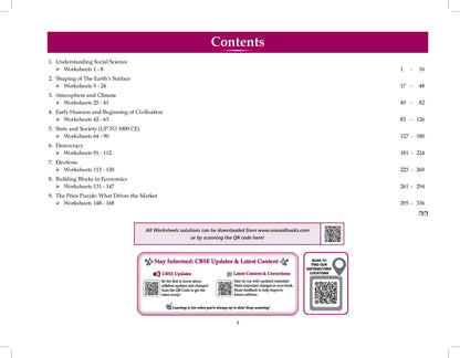 Oswaal CBSE Workbook Class 9 Social Science Part-1 | aligned with NCERT | Perforated Worksheets for Practice with Competency Based questions | NEP 2020 + NCF-SE 2023 | 2027 Exam