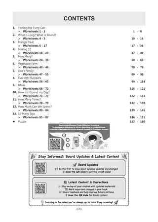 Workbook Based on NCERT Textbook Joyful Mathematics Class 1 | With Practice Worksheets & Activity-Based Questions | For Exam 2026–27 | As per NCF & NEP