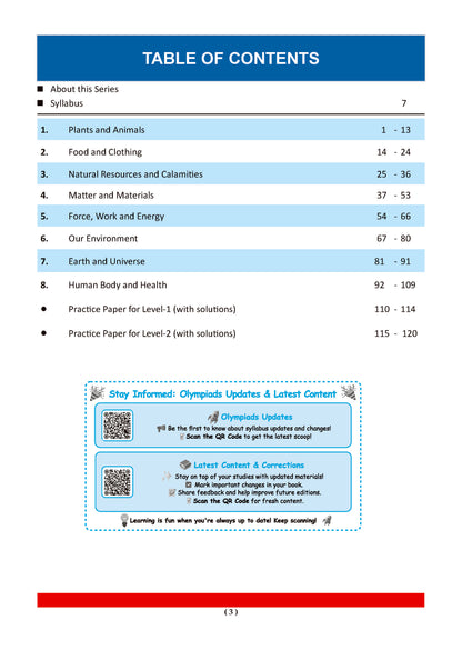 One For All Olympiads Class 6 Science Prep-Guide | Chapter-wise Previous Years' Solved Papers+ Workbook (Set of 2 Books) | Questions for SOF NSO & Other Olympiad Exams 2026