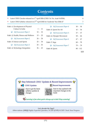 CBSE Class 9 Physical Education and Well-being Question Bank Chapter-wise & Topic-wise | Based on NCERT Textbook | Includes Summary, Competency-Based Question, Self-Assessment & Practice Papers