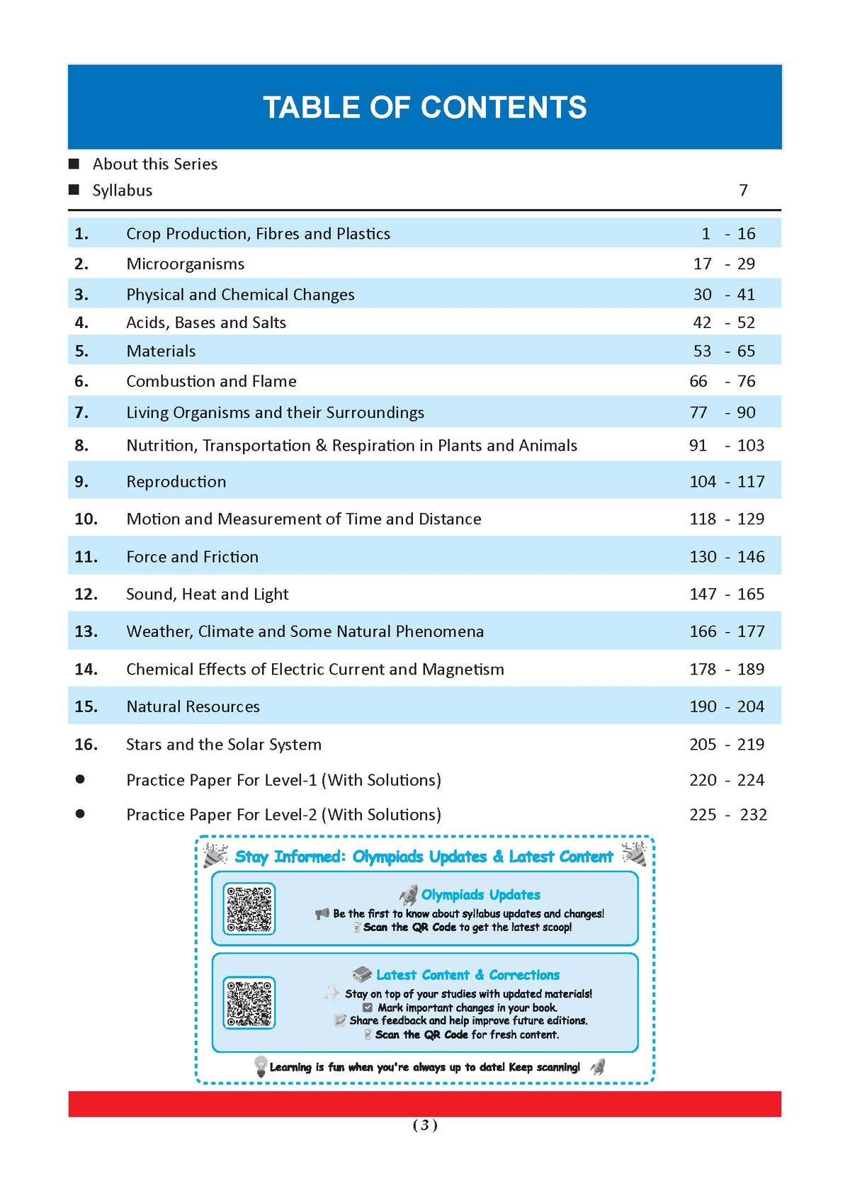 Oswaal One For All Olympiads Class 8 Science Prep-Guide | Chapter-wise Previous Years' Solved Papers+ Workbook (Set of 2 Books) | Questions for SOF NSO & Other Olympiad Exams 2026