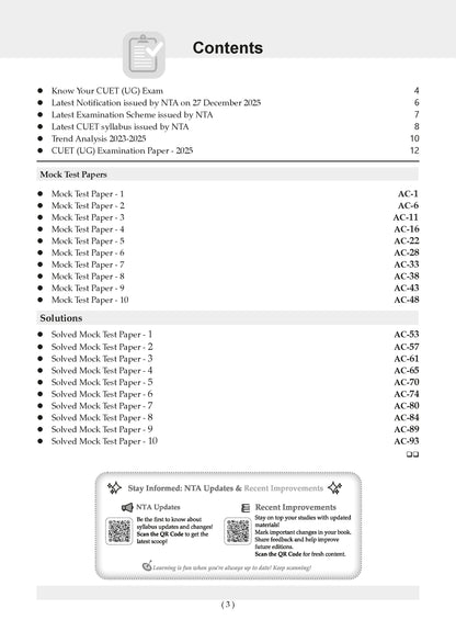 Oswaal NTA CUET (UG) 10 Mock Test Papers Accountancy For 2026 Exam (Section-II) (as per latest 27 Dec., notification) | 500+ MCQs for Practice | Includes 2025 Paper- fully solved | With Oswaal AI