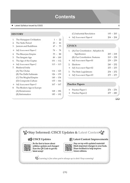 ICSE Question Bank History & Civics Class 9 For 2027 Exam | Chapter-wise & Topic-wise Revision Notes | Competency-focused Questions | Aligned with latest Syllabus & Exam Pattern
