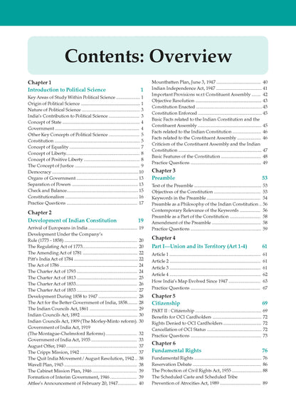 Indian Polity for UPSC civil services preliminary and main examinations - Oswaal Books