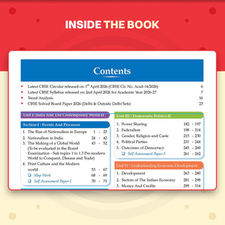 CBSE Class 10 Social Science Question Bank | Chapter & Topic-wise Solved Papers (2017-2026) | Based on Latest Syllabus (April 2026) | Includes 2026 Papers | For 2027 Exam