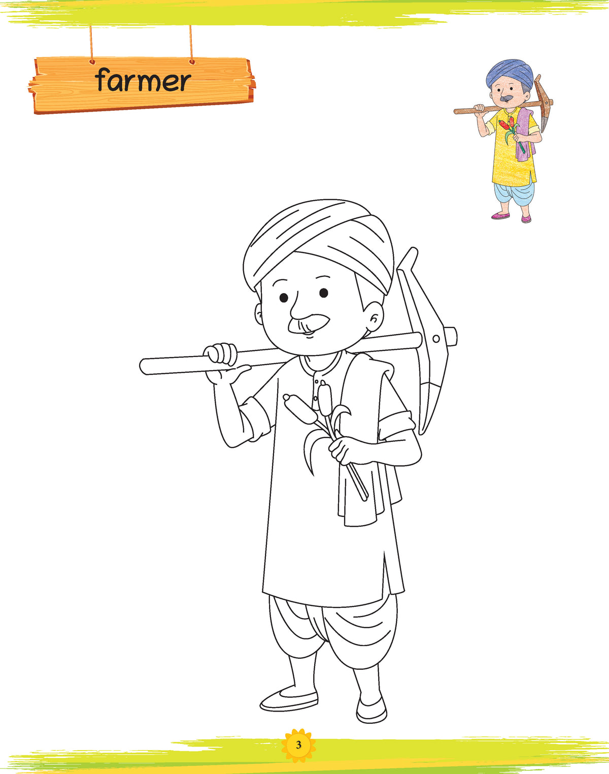 Lil Legends: Book of Copy Colouring, Farmlife - Oswaal Books