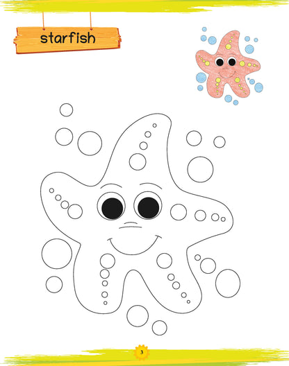 Lil Legends: Book of Copy Colouring, Underwater World - Oswaal Books