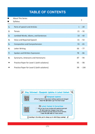 One For All Olympiads Class 7 English Prep-Guide, Chapter-wise Previous Years' Solved Papers + Workbook (Set of 2 Books) | Questions for SOF IEO & Other Olympiad Exams 2026