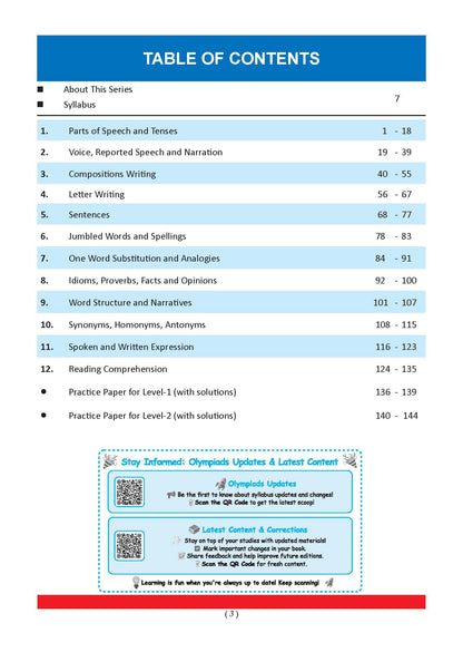 Oswaal One For All Olympiads Class 8 English Prep-Guide, Chapter-wise Previous Years' Solved Papers + Workbook (Set of 2 Books) | Questions for SOF IEO & Other Olympiad Exams 2026