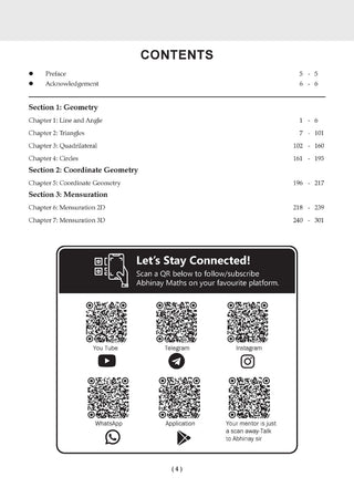 Abhinay Maths Selection Book – Vol. 1 Bilingual Workbook for SSC CGL, CHSL, CAPF & All Govt Exams Concept Based Qs with Video Solutions | Geometry, Mensuration, Coordinate Geometry (For Latest Exam)